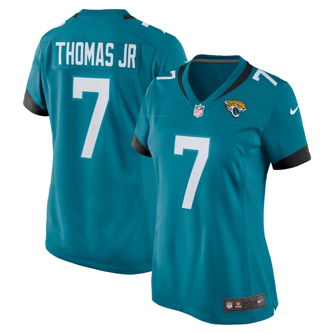 Brian Thomas Jr. Jacksonville Jaguars Women's Jersey - Teal