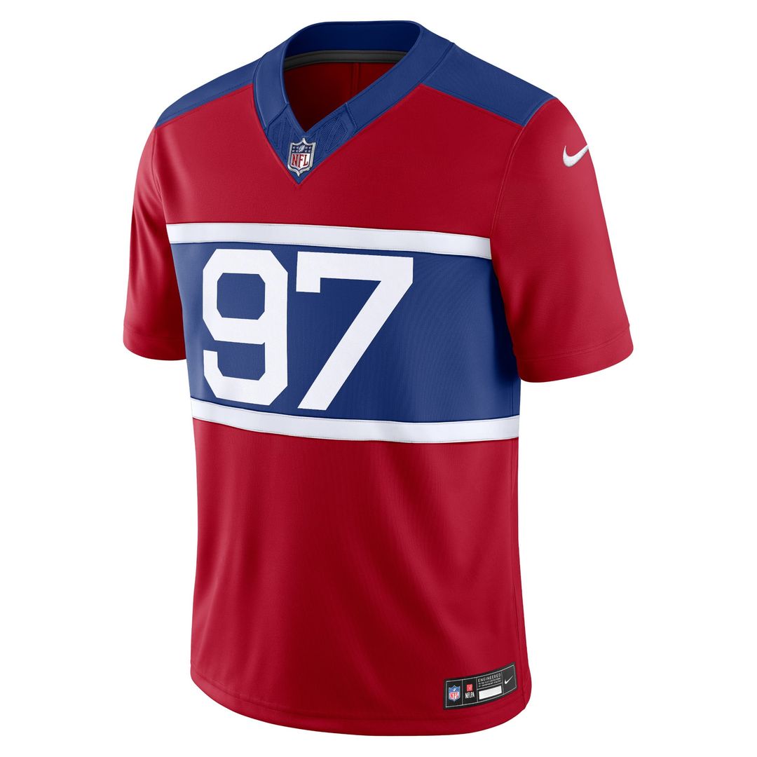 Dexter Lawrence II New York Giants Alternate Jersey - Century Red