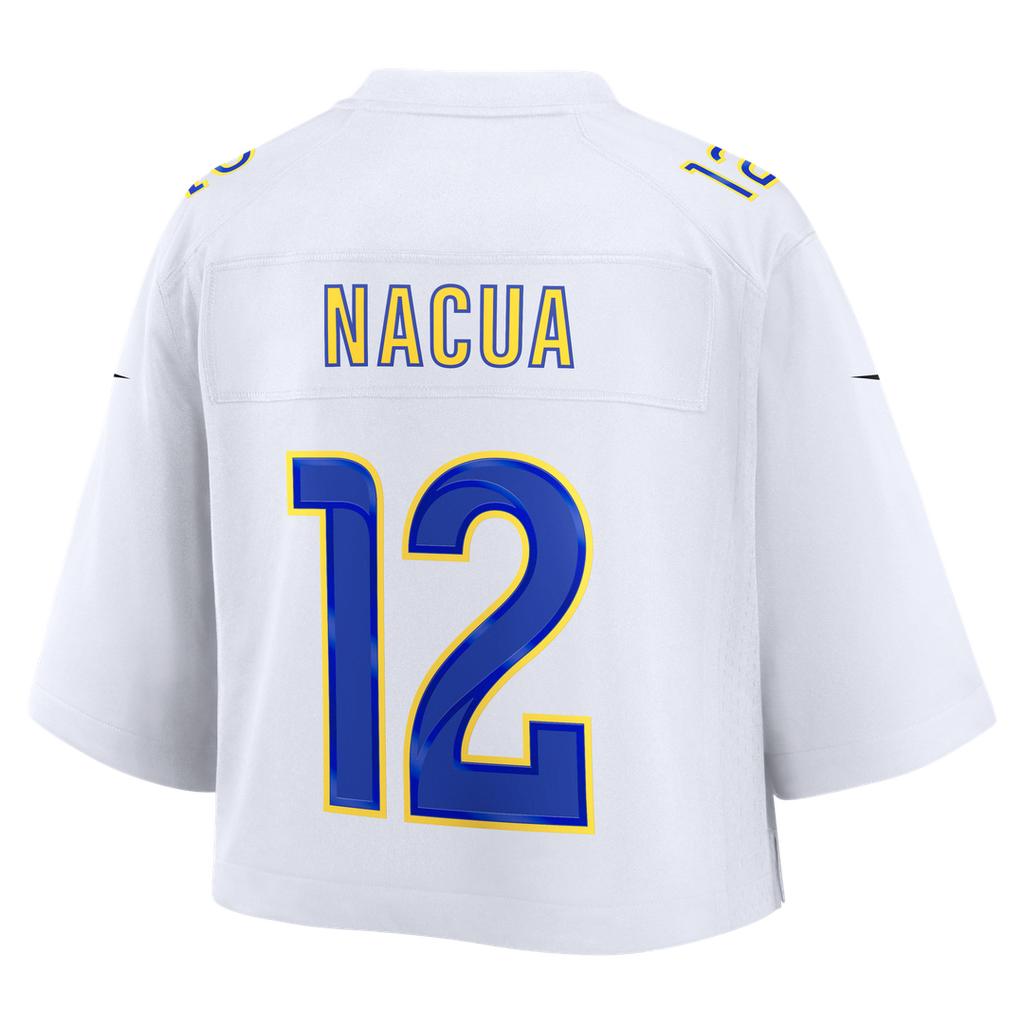 Puka Nacua Los Angeles Rams Women's Cropped Fashion Jersey - White
