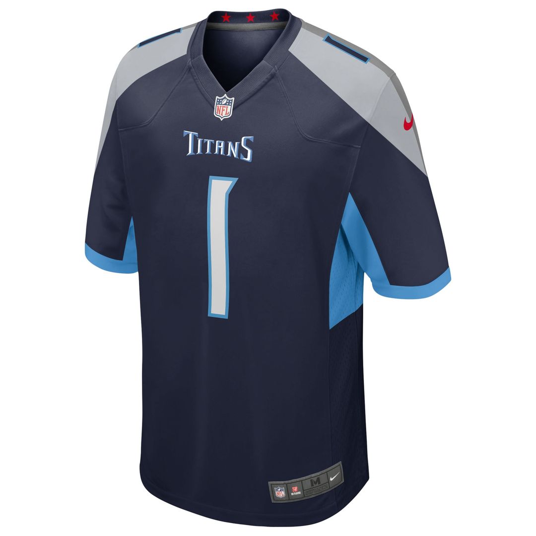 Cameron Ward Tennessee Titans Alternate Jersey - Navy