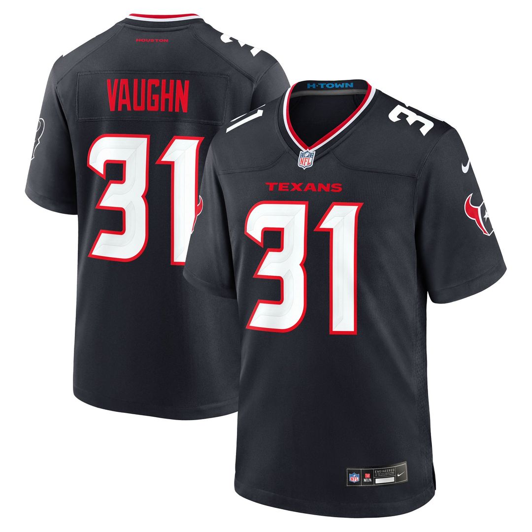 Deuce Vaughn Houston Texans Team Jersey - Navy