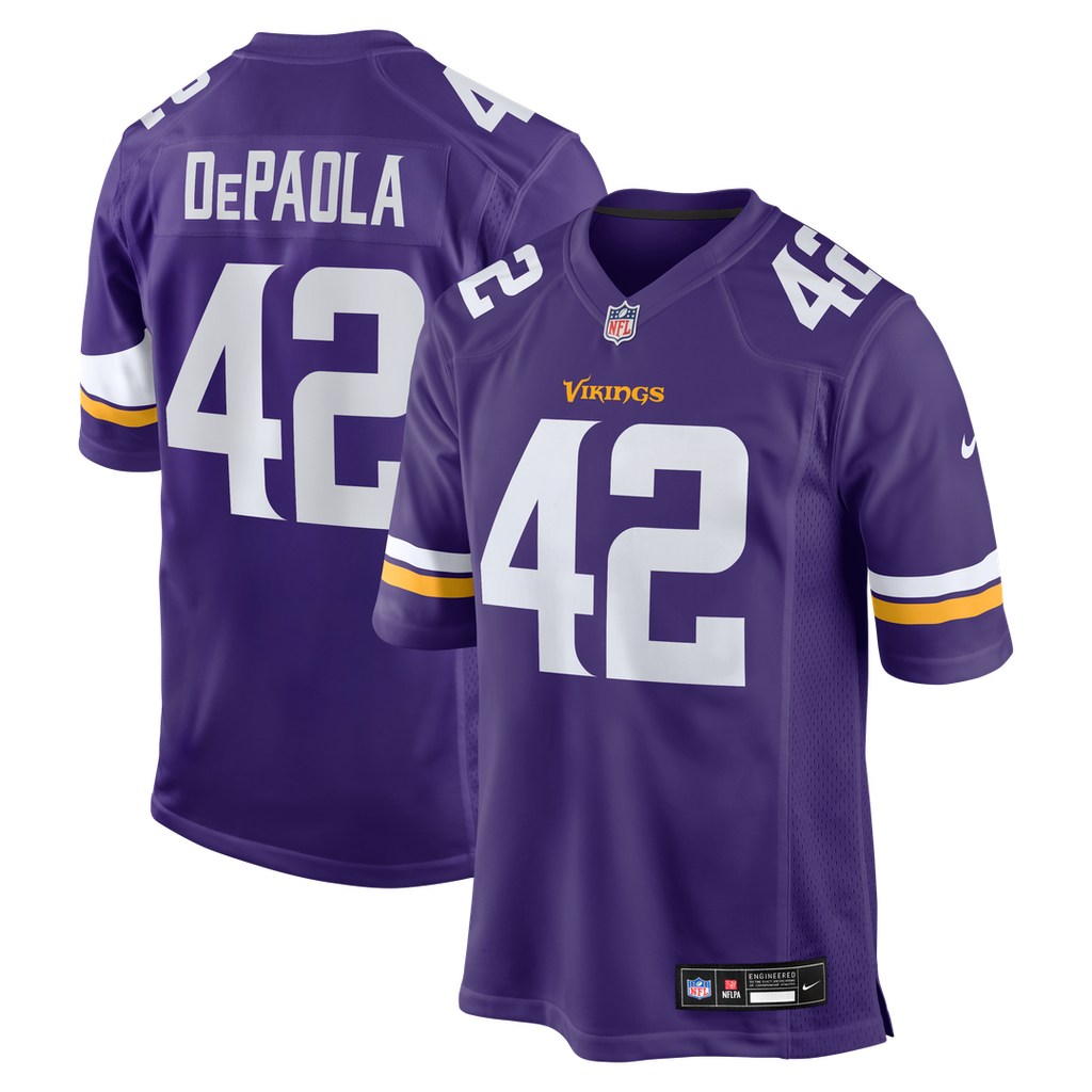 Andrew DePaola Minnesota Vikings Jersey - Purple