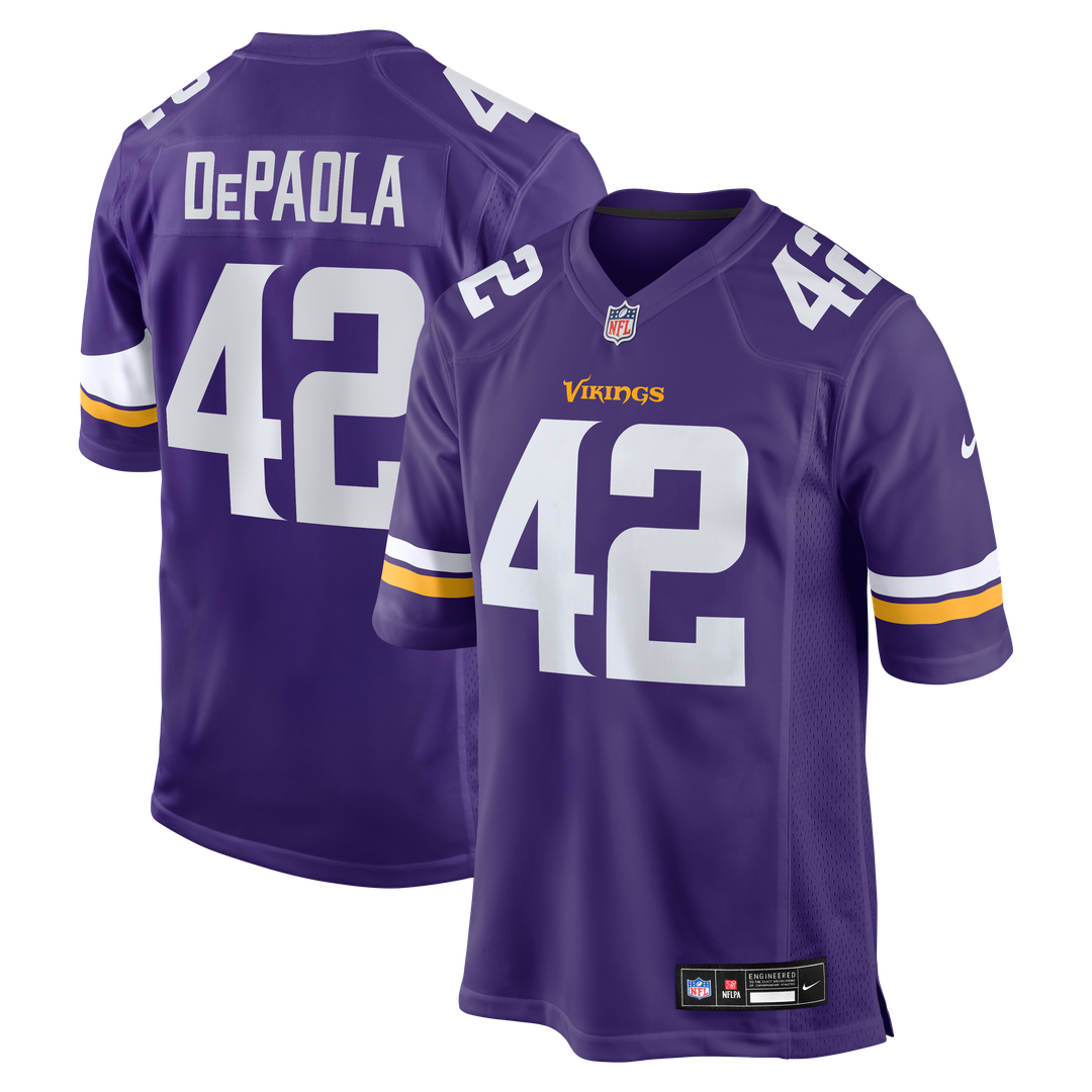 Andrew DePaola Minnesota Vikings Jersey - Purple