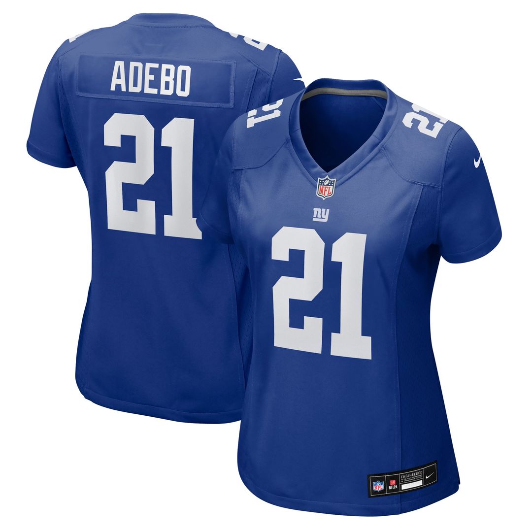 Paulson Adebo New York Giants Women's Team Jersey - Royal