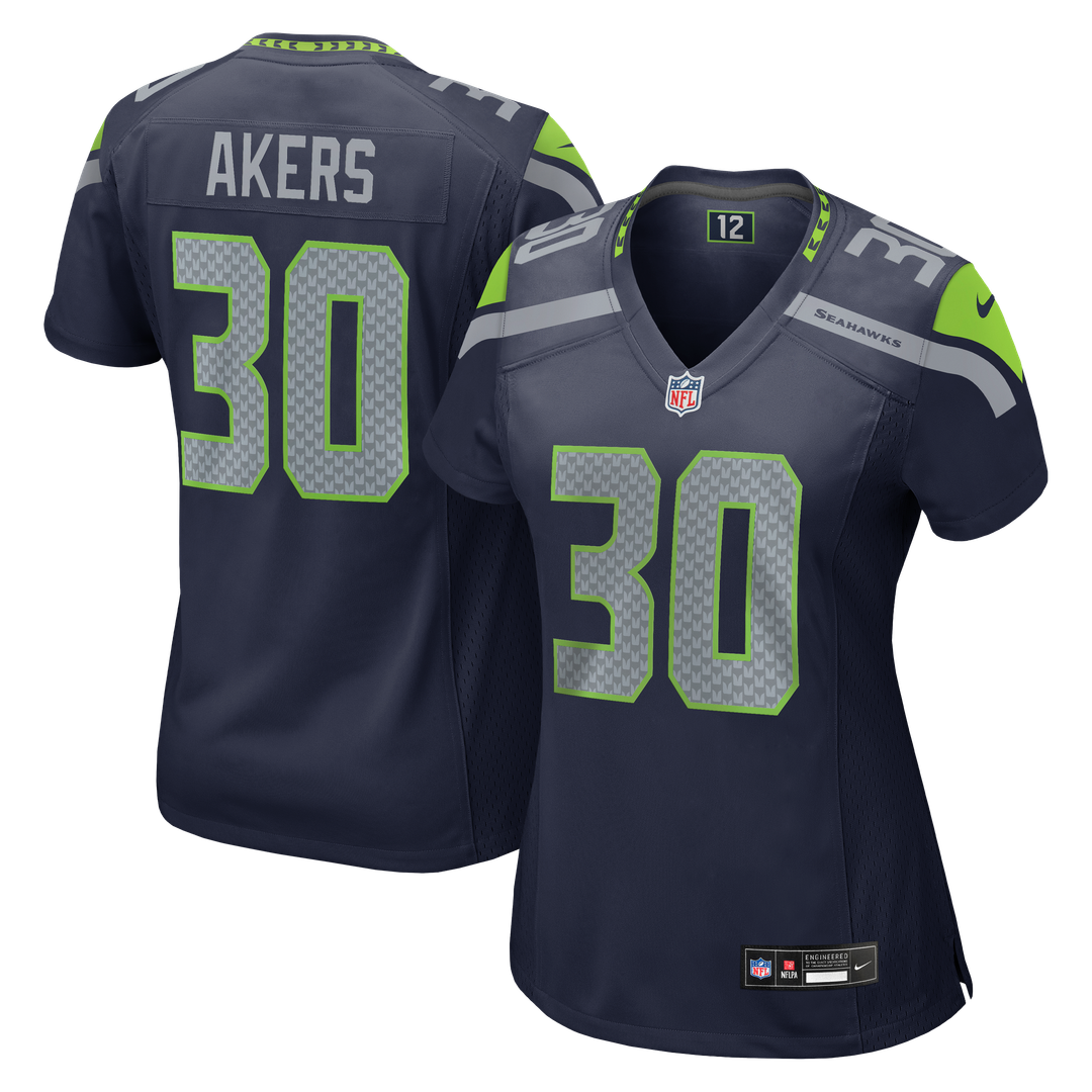 Cam Akers Seattle Seahawks Women's Team Jersey - College Navy