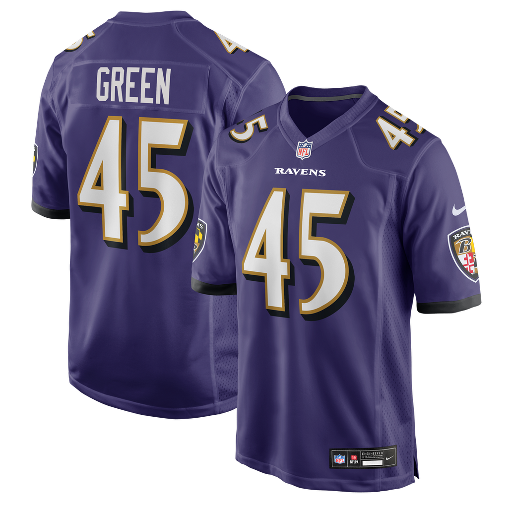 Mike Green Baltimore Ravens Team Jersey - Purple