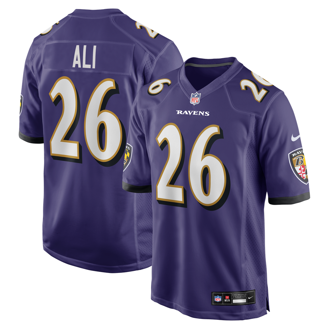 Rasheen Ali Baltimore Ravens Team Jersey - Purple
