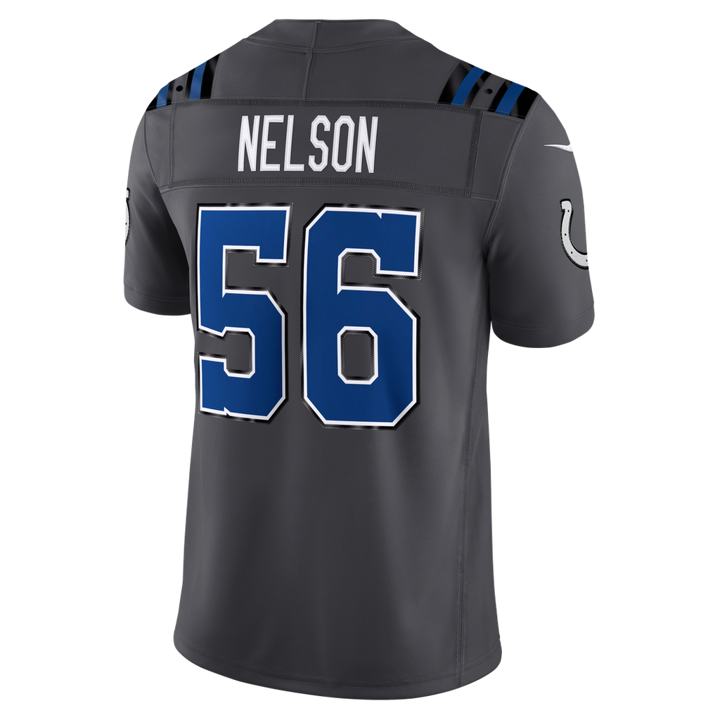 Quenton Nelson Indianapolis Colts 2026 Rivalries Collection Stitched Jersey - Anthracite