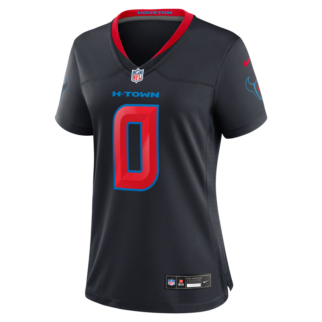 Azeez Al-Shaair Houston Texans Women's Alternate Jersey - Navy