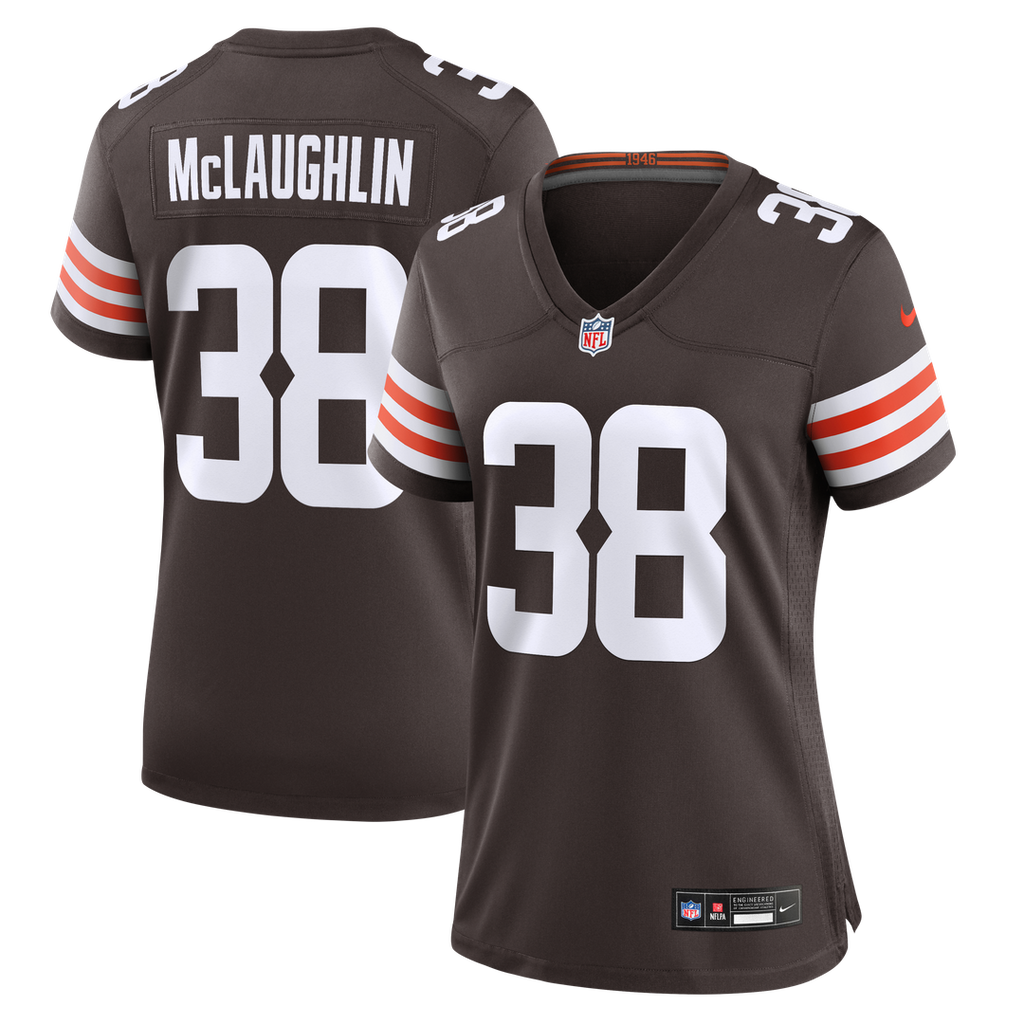 Jaleel McLaughlin Cleveland Browns Women's Team Jersey - Brown