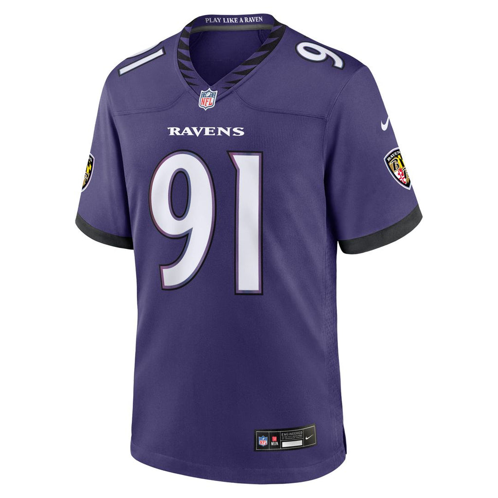 Trey Hendrickson Baltimore Ravens Team Jersey - Purple