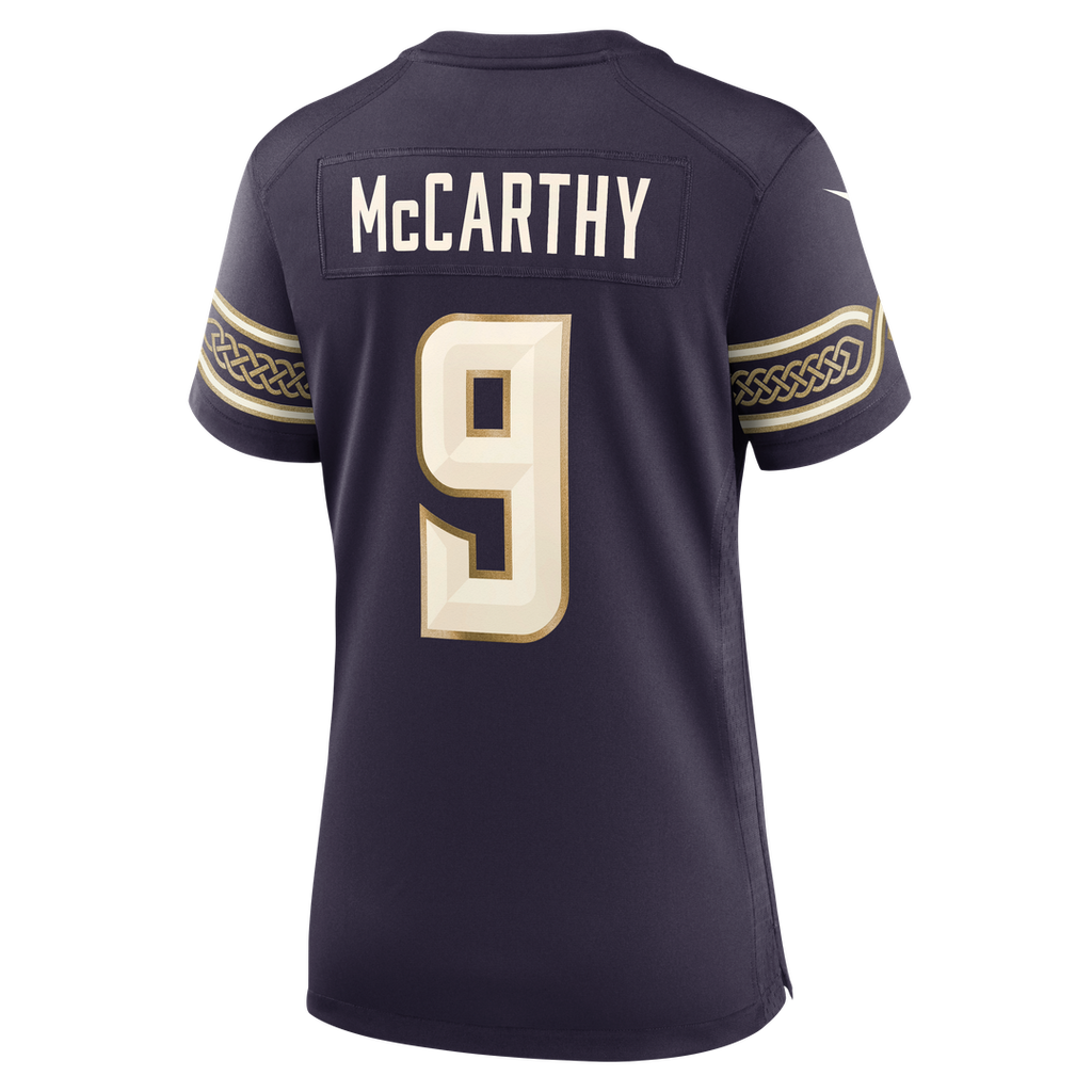 J.J McCarthy Minnesota Vikings Women's 2026 Rivalries Collection Jersey - Purple