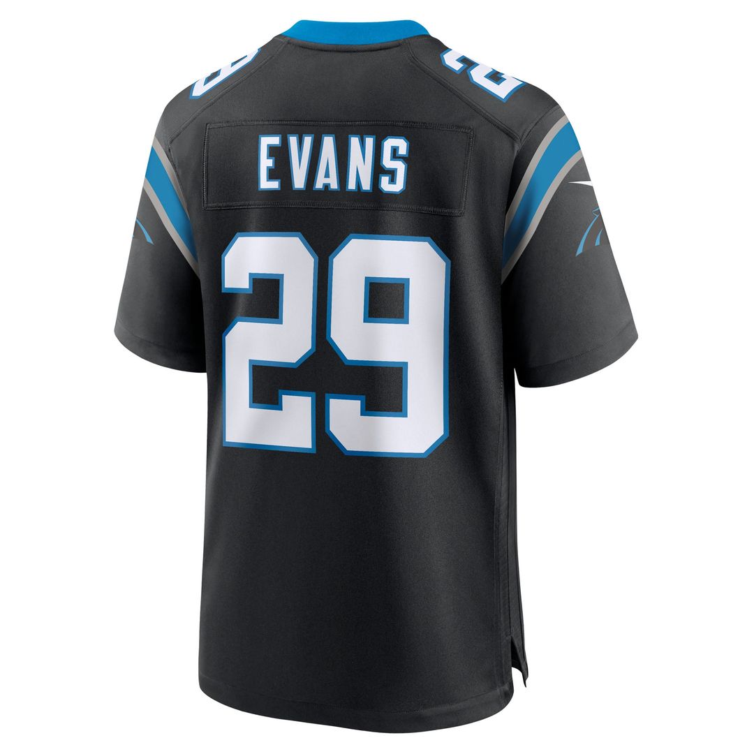 Akayleb Evans Carolina Panthers Team Jersey - Black