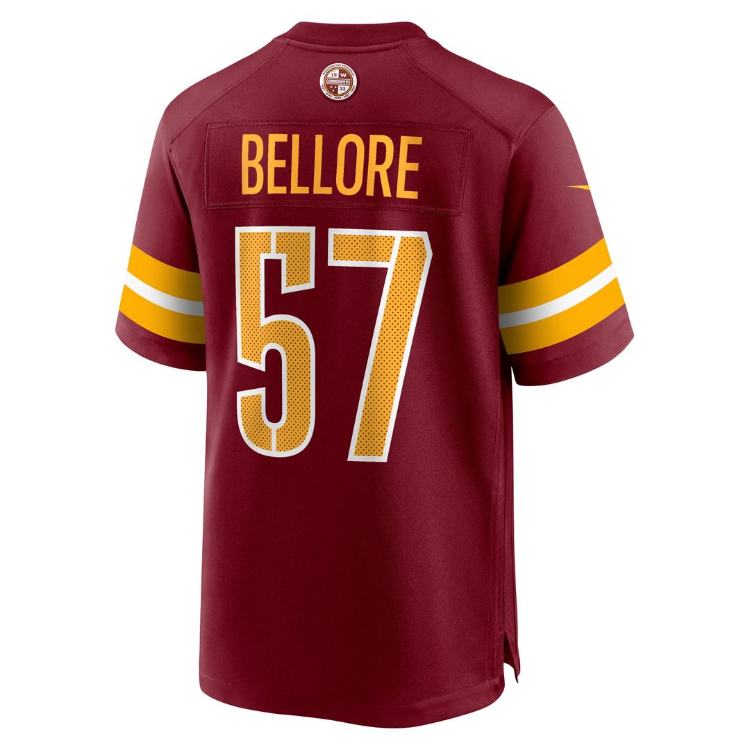 Nick Bellore Washington Commanders Team Jersey - Burgundy