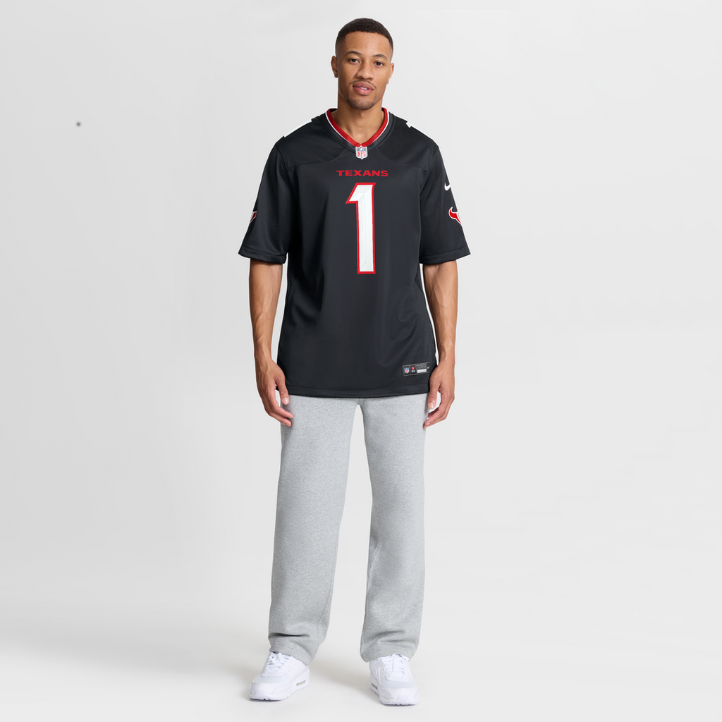 Number 1 Groom Houston Texans Jersey - Navy