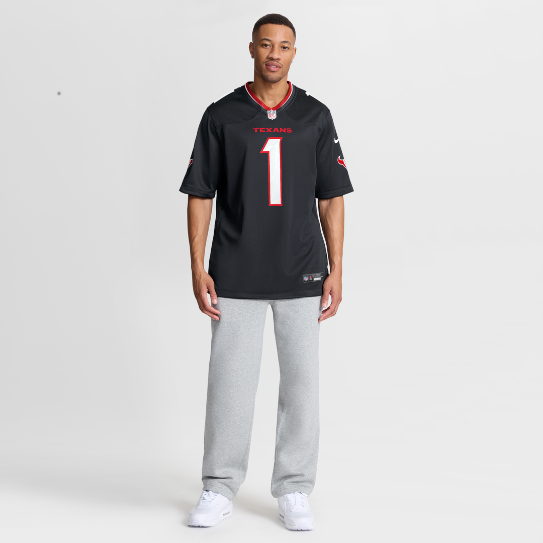 Number 1 Groom Houston Texans Jersey - Navy