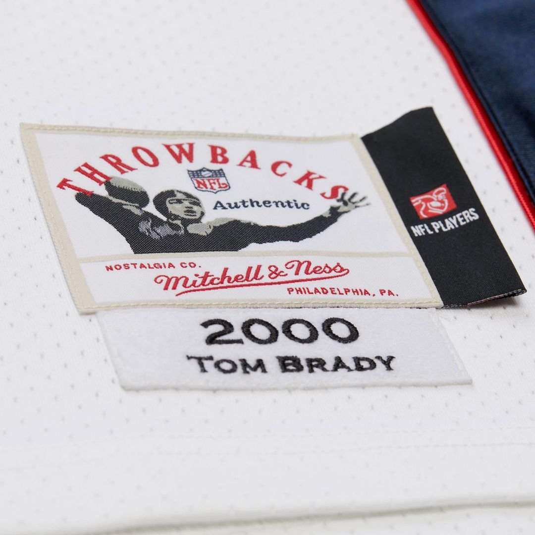 Tom Brady New England Patriots 2000 Big & Tall Legacy Jersey - White