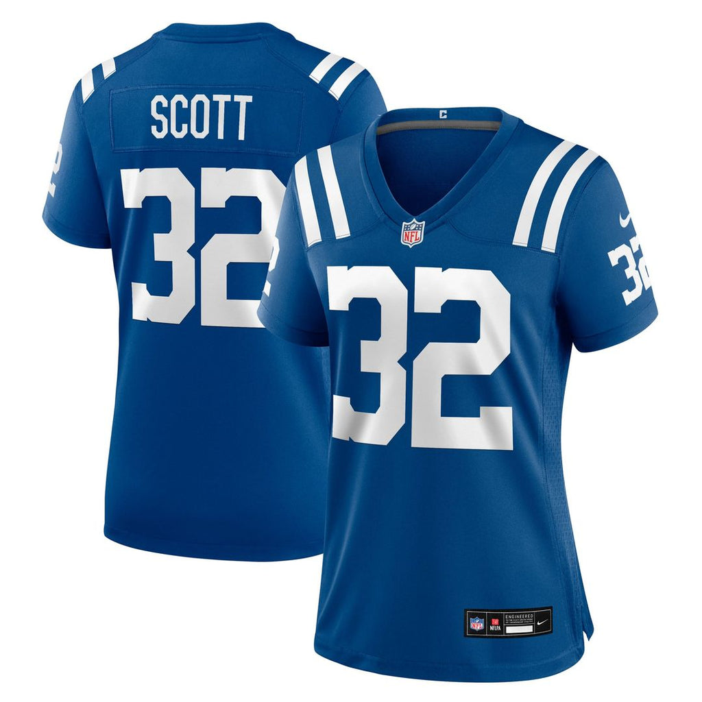 Daniel Scott Indianapolis Colts Women's Team Jersey - Royal
