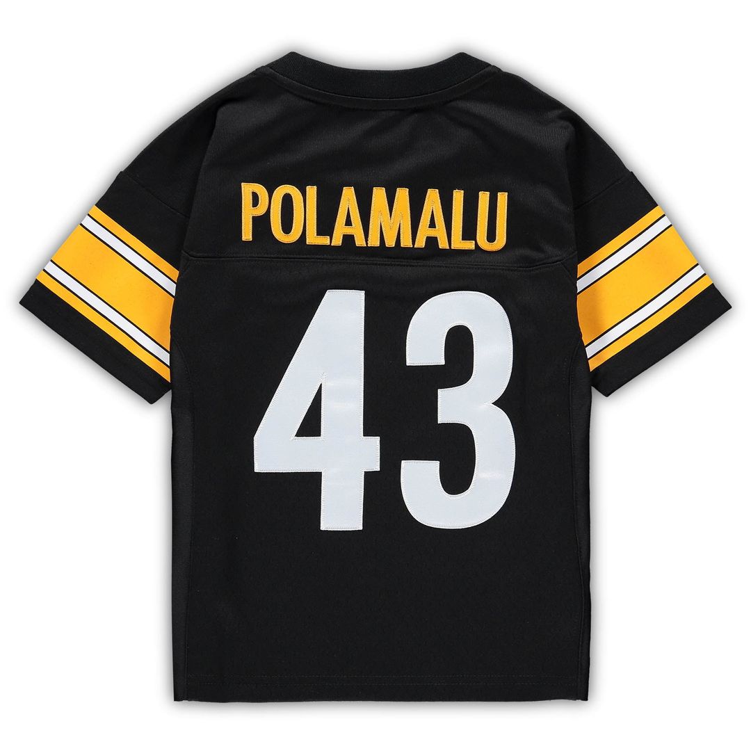 Troy Polamalu Pittsburgh Steelers Toddler 2005 Retired Legacy Jersey - Black