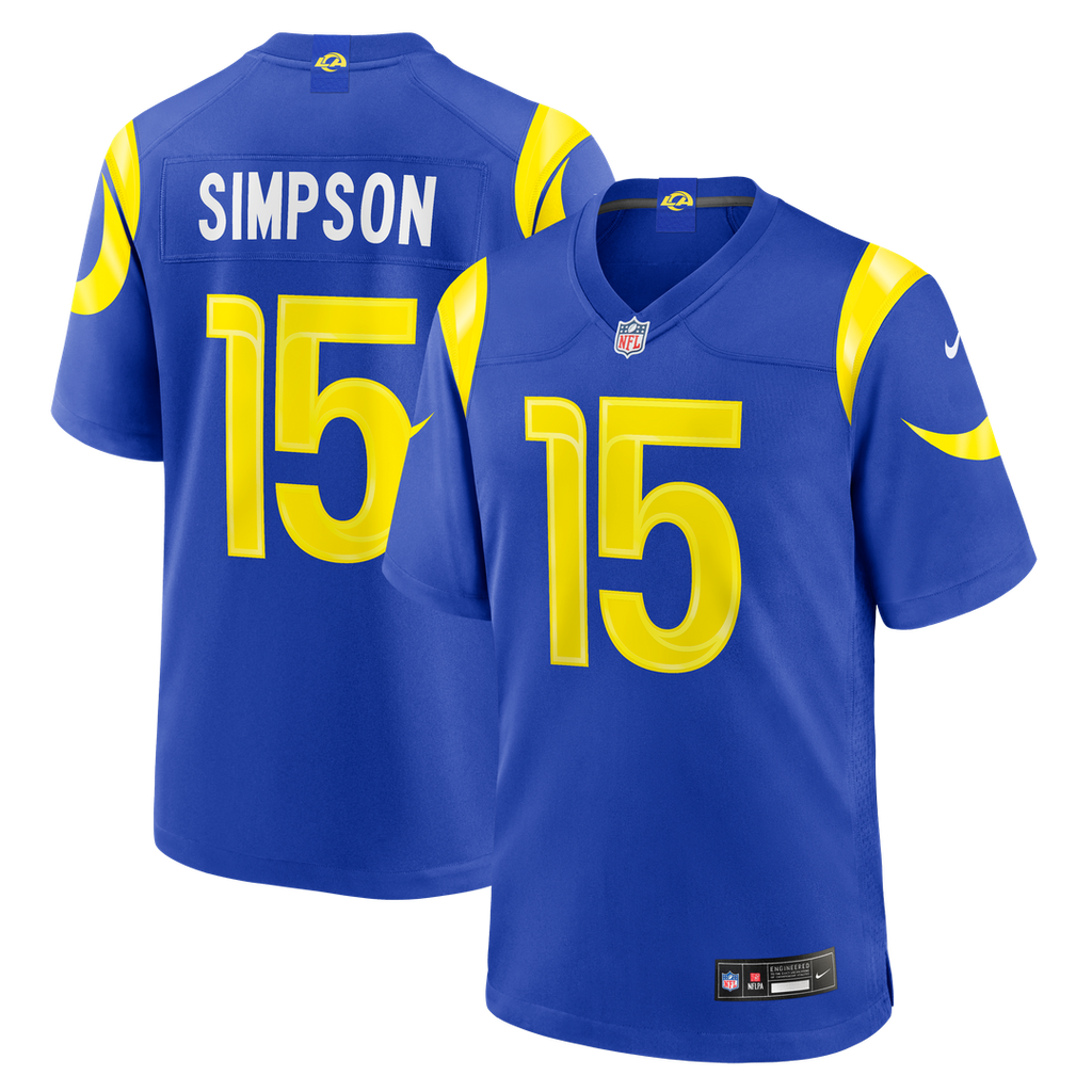 Ty Simpson Los Angeles Rams Team Jersey - Royal