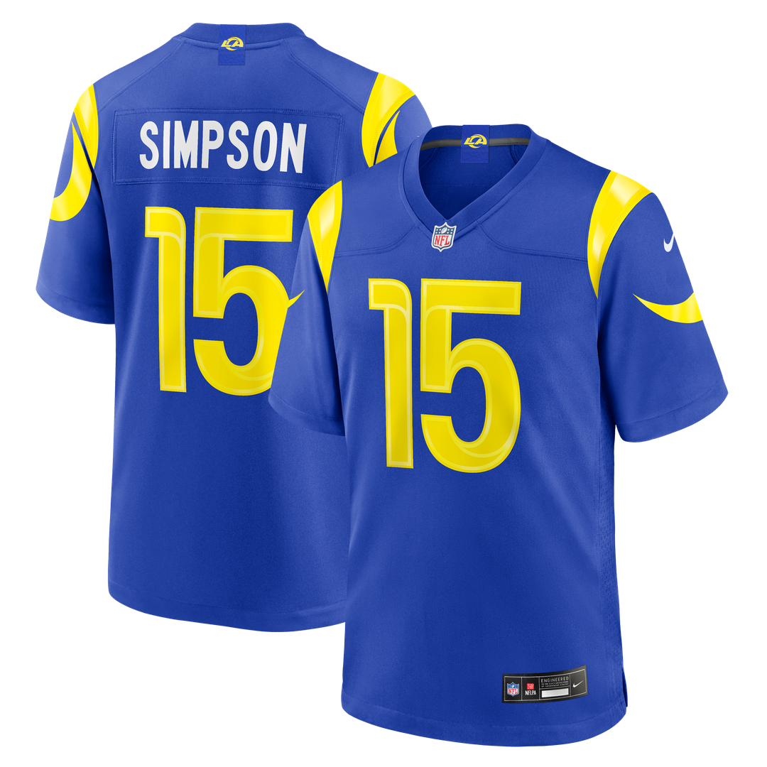 Ty Simpson Los Angeles Rams Team Jersey - Royal