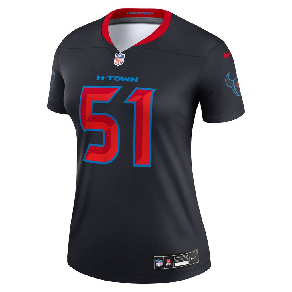 Will Anderson Jr. Houston Texans Women's Alternate Legend Player Performance Top - Navy