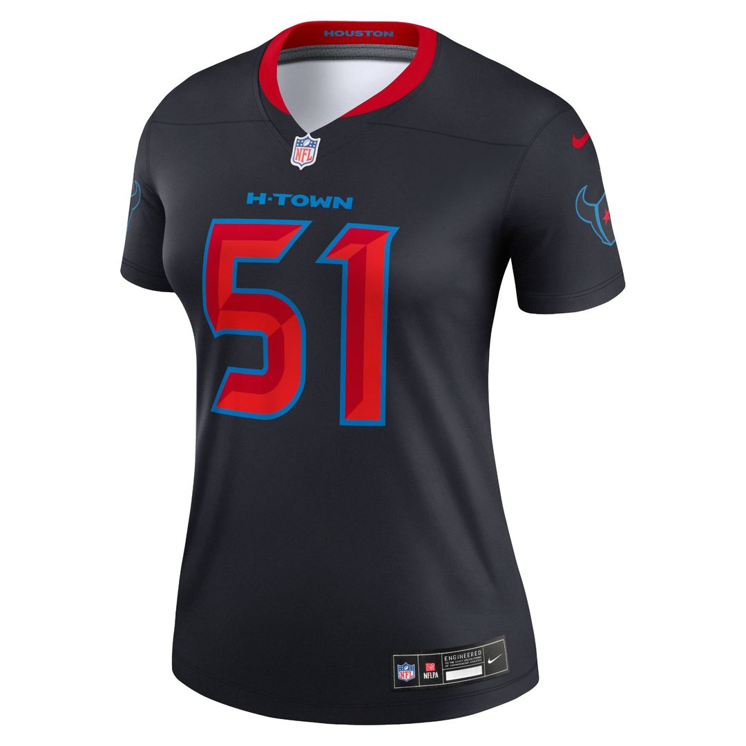 Will Anderson Jr. Houston Texans Women's Alternate Legend Player Performance Top - Navy