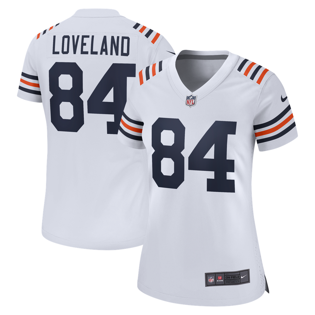 Colston Loveland Chicago Bears Women's Alternate Jersey - White