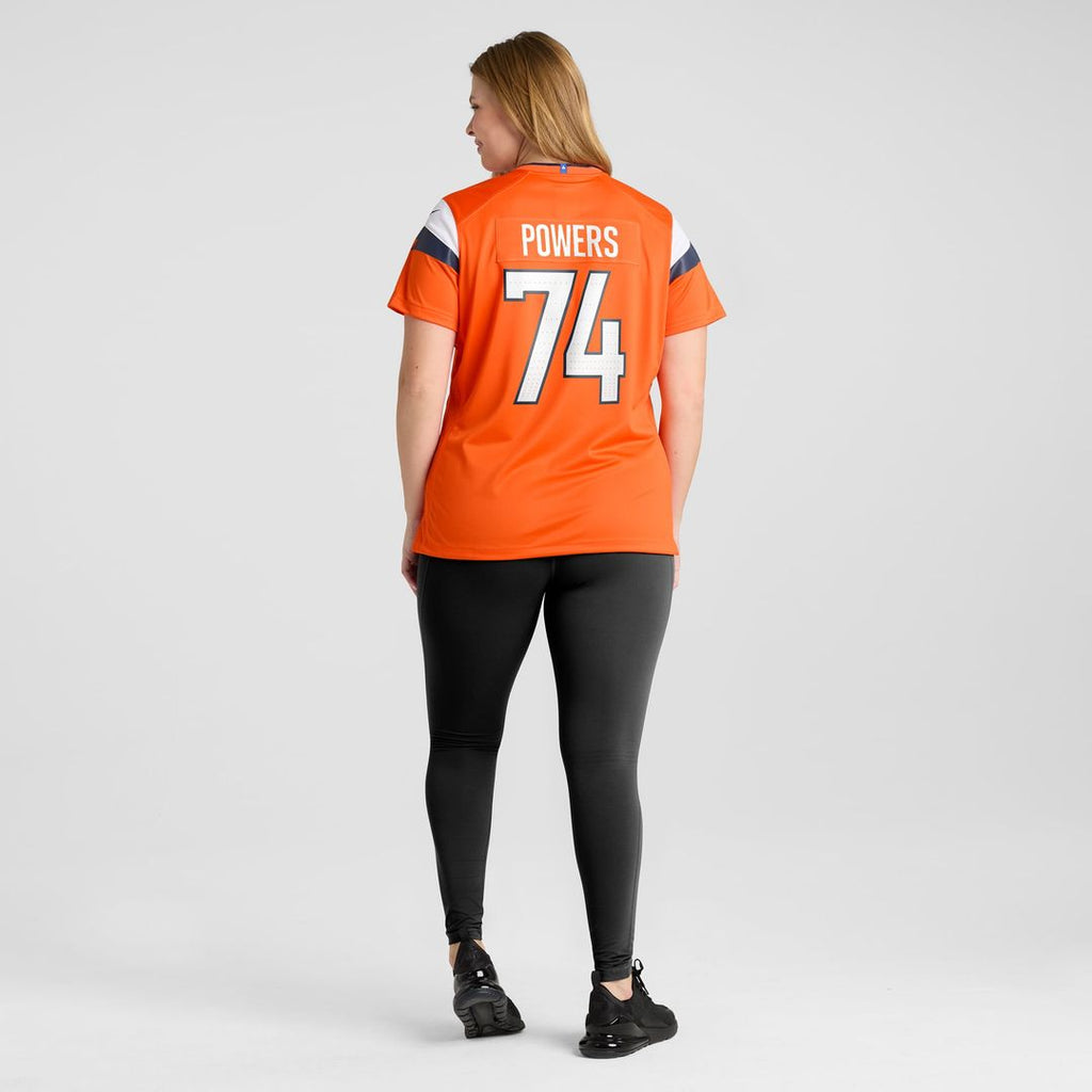 Ben Powers Denver Broncos Women's Team Jersey - Orange