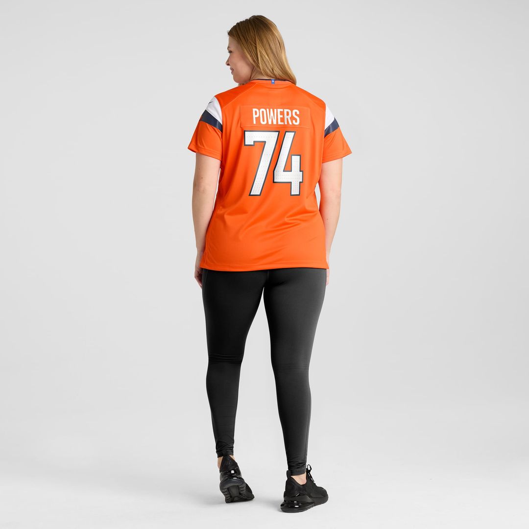 Ben Powers Denver Broncos Women's Team Jersey - Orange