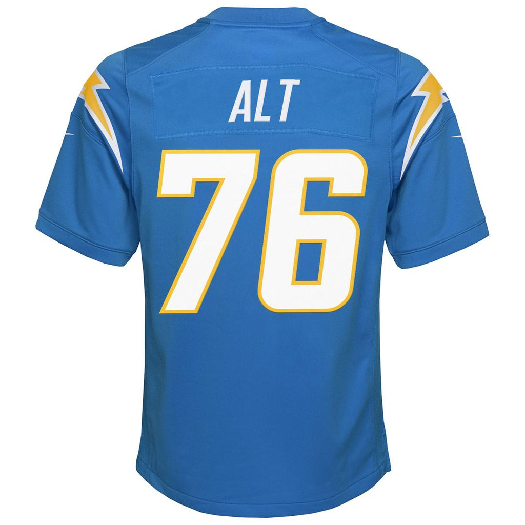 Joe Alt Los Angeles Chargers Youth Jersey - Powder Blue