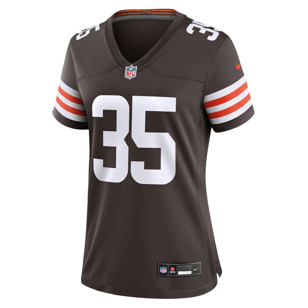 Raheim Sanders Cleveland Browns Women's Team Jersey - Brown
