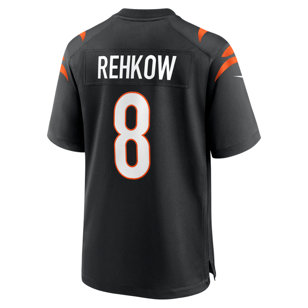Ryan Rehkow Cincinnati Bengals Jersey - Black