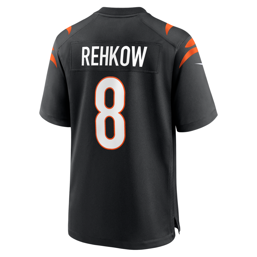 Ryan Rehkow Cincinnati Bengals Jersey - Black