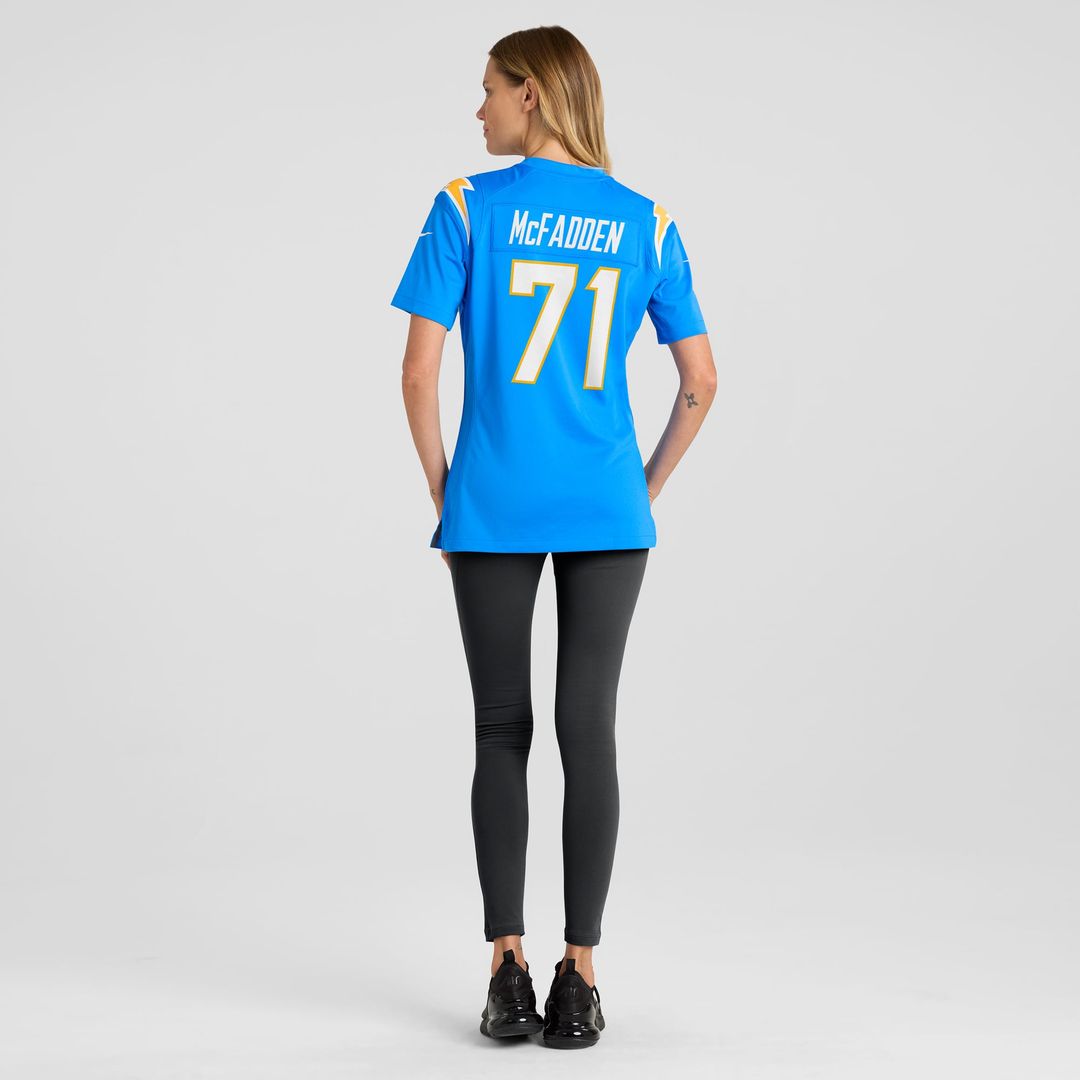 McFadden Los Angeles Chargers Women's Team Jersey - Powder Blue