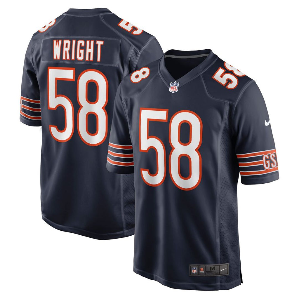 Darnell Wright Chicago Bears Jersey - Navy