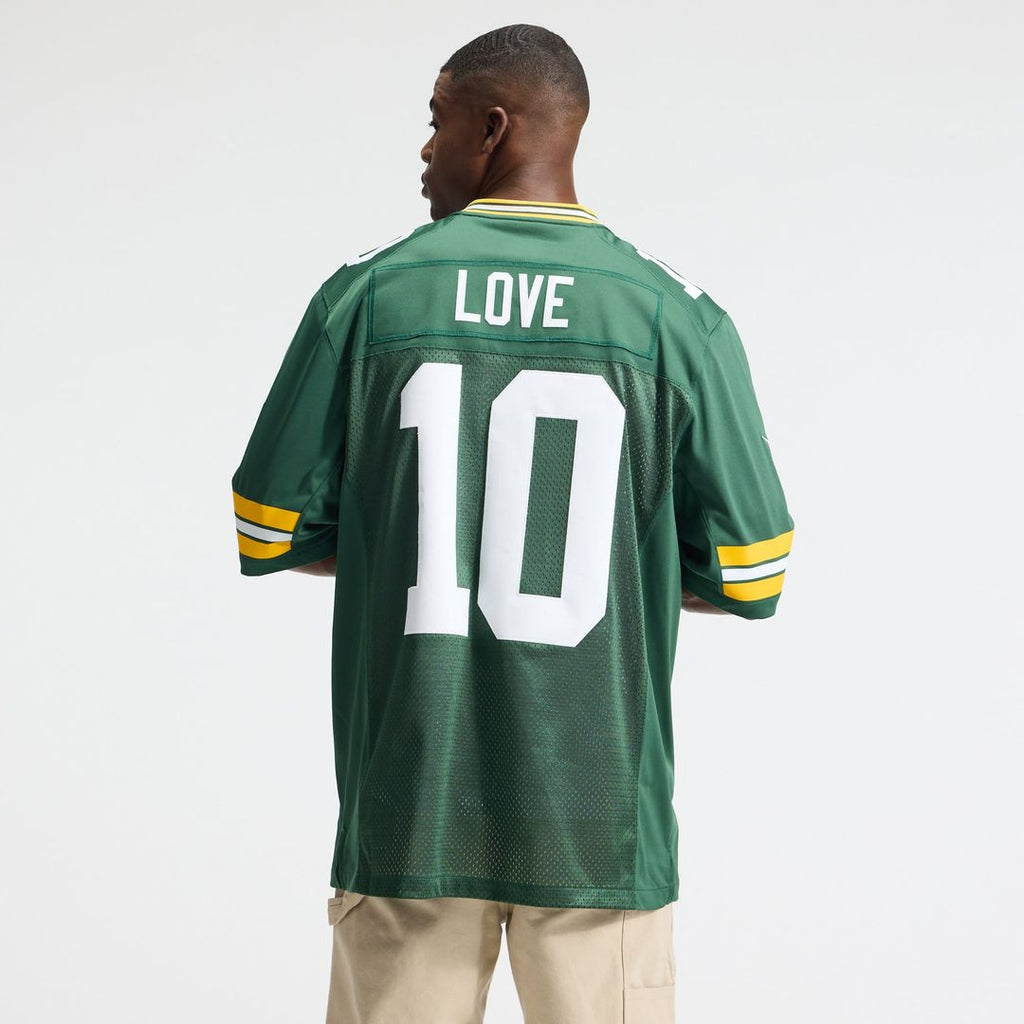 Love Green Bay Packers Stitched Jersey - Green