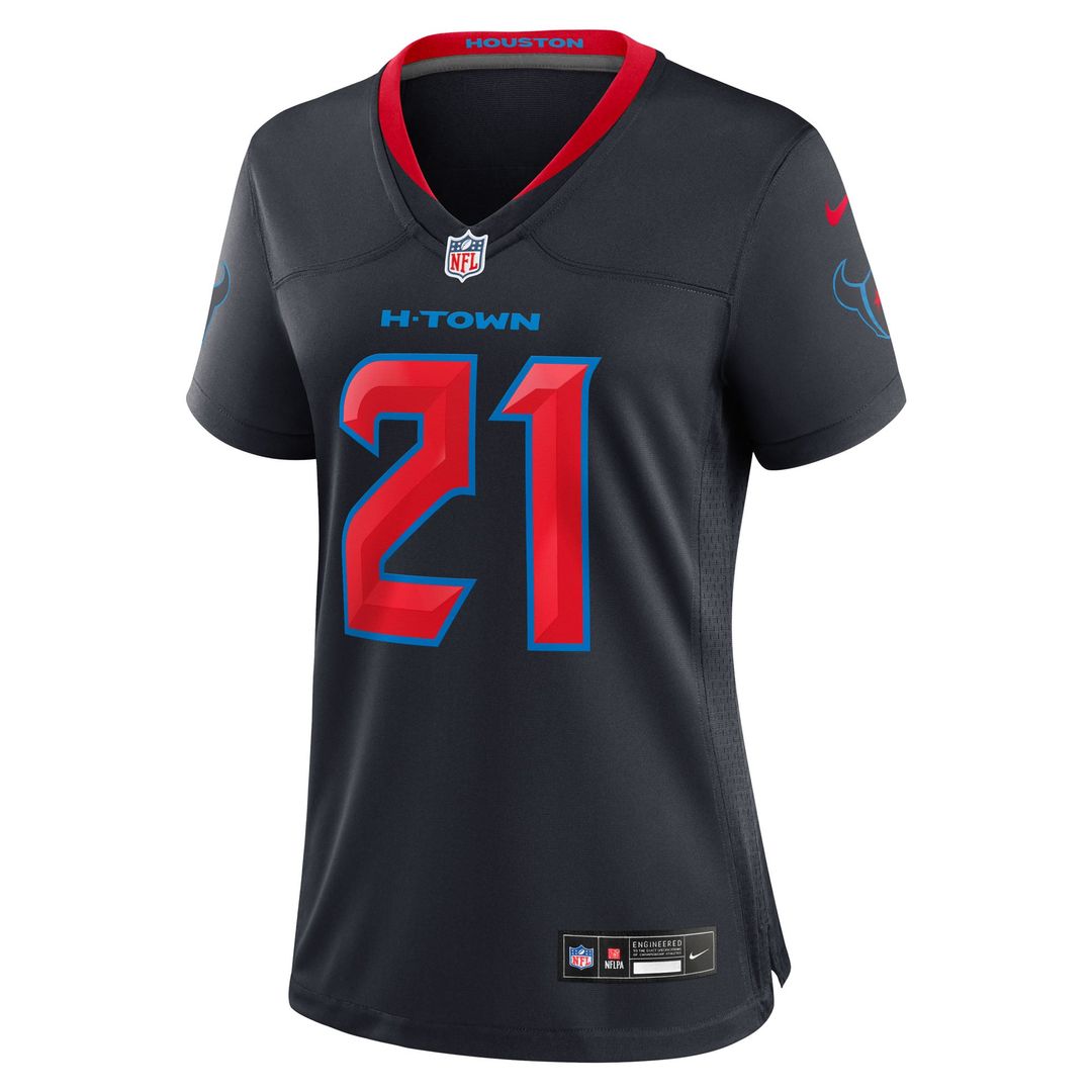 Nick Chubb Houston Texans Women's Jersey - Navy