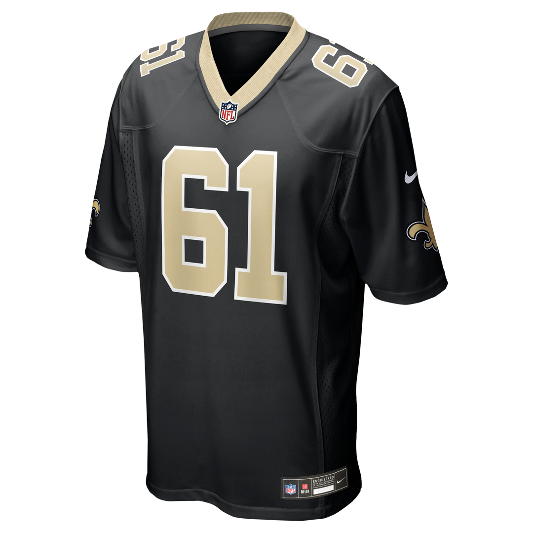 Drew Desjarlais New Orleans Saints Jersey - Black