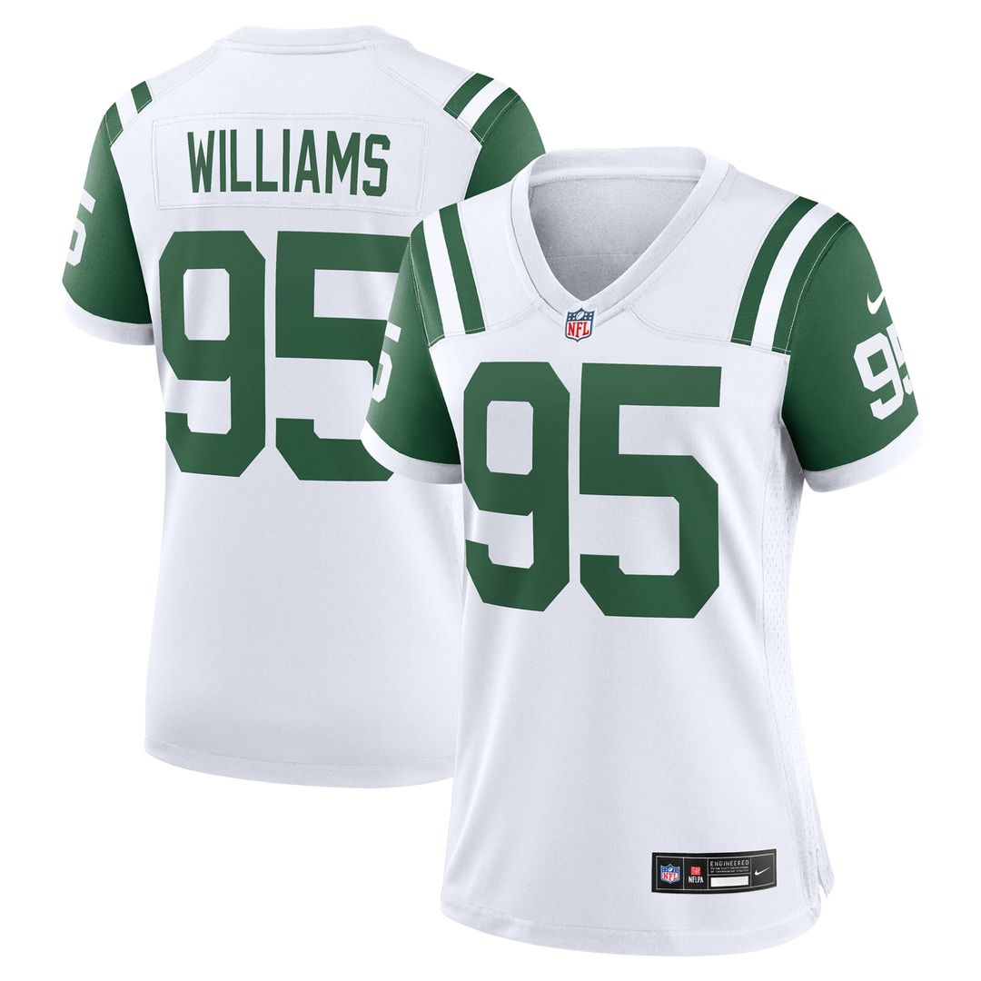 Quinnen Williams New York Jets Women's Classic Alternate Jersey - White