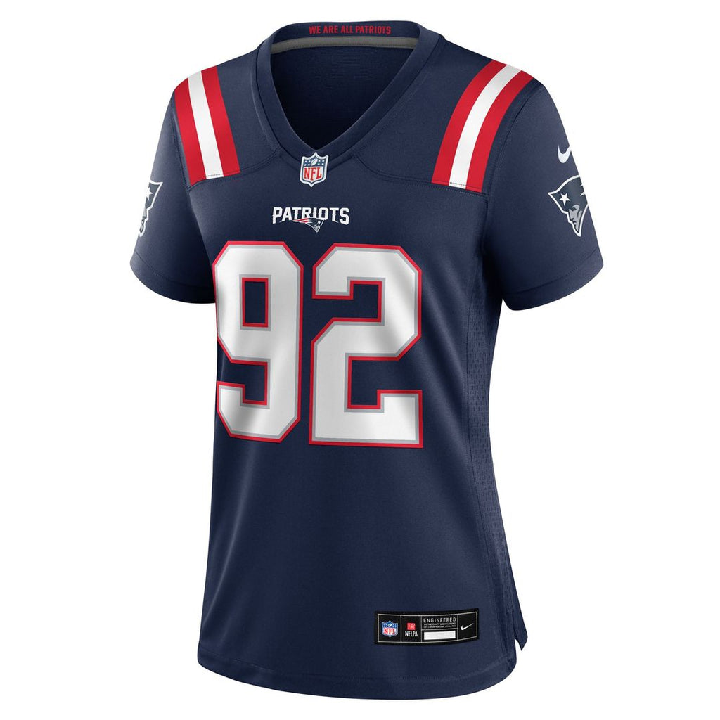 Joshua Farmer New England Patriots Women's Team Jersey - Navy