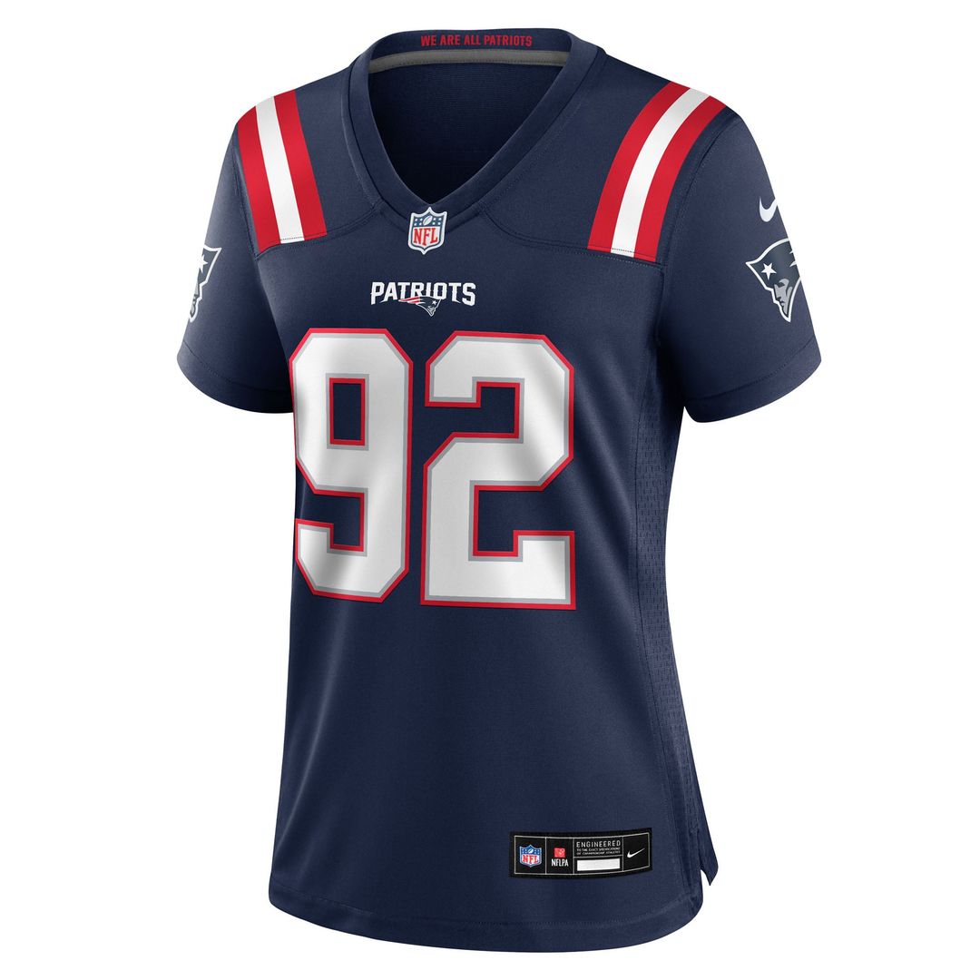 Joshua Farmer New England Patriots Women's Team Jersey - Navy
