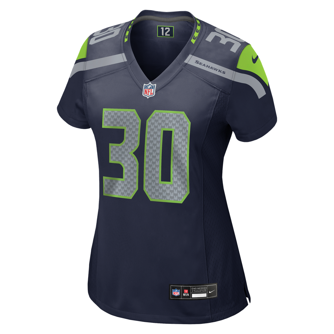Cam Akers Seattle Seahawks Women's Team Jersey - College Navy