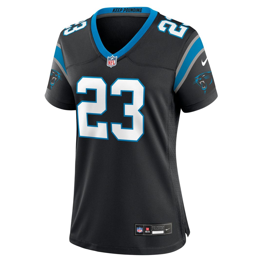 Trevor Etienne Carolina Panthers Women's Team Jersey - Black