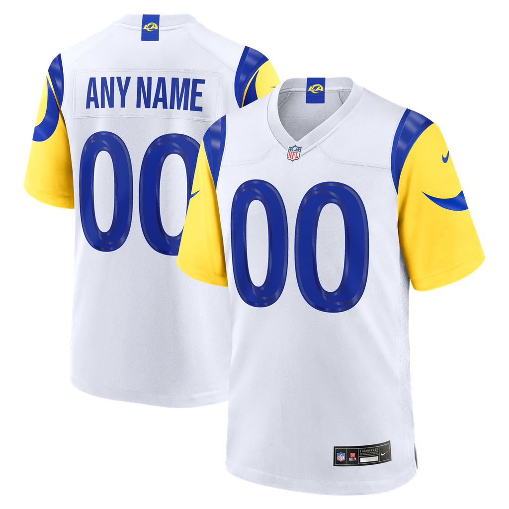 Los Angeles Rams Youth Custom Jersey - White