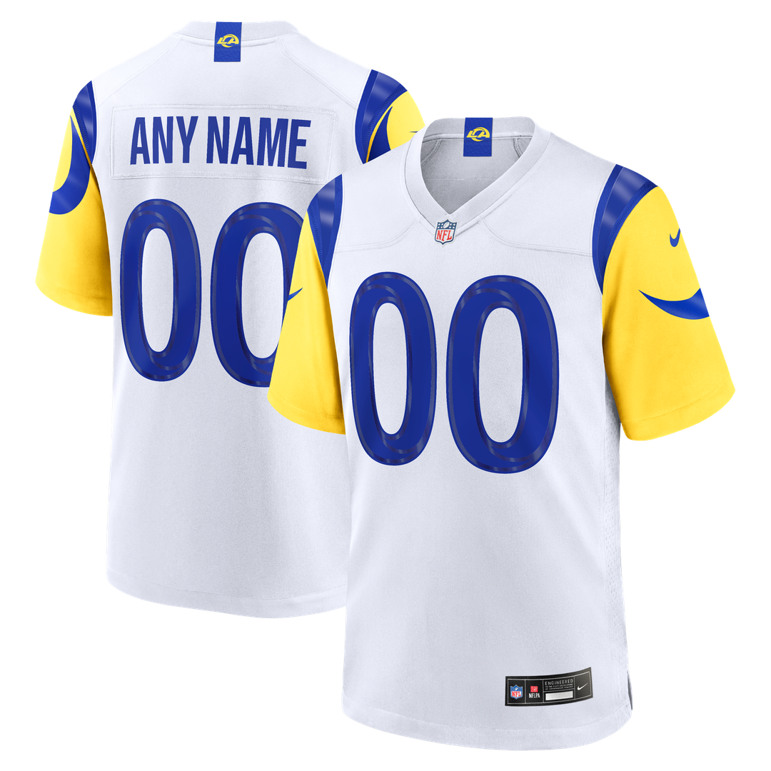 Los Angeles Rams Youth Custom Jersey - White