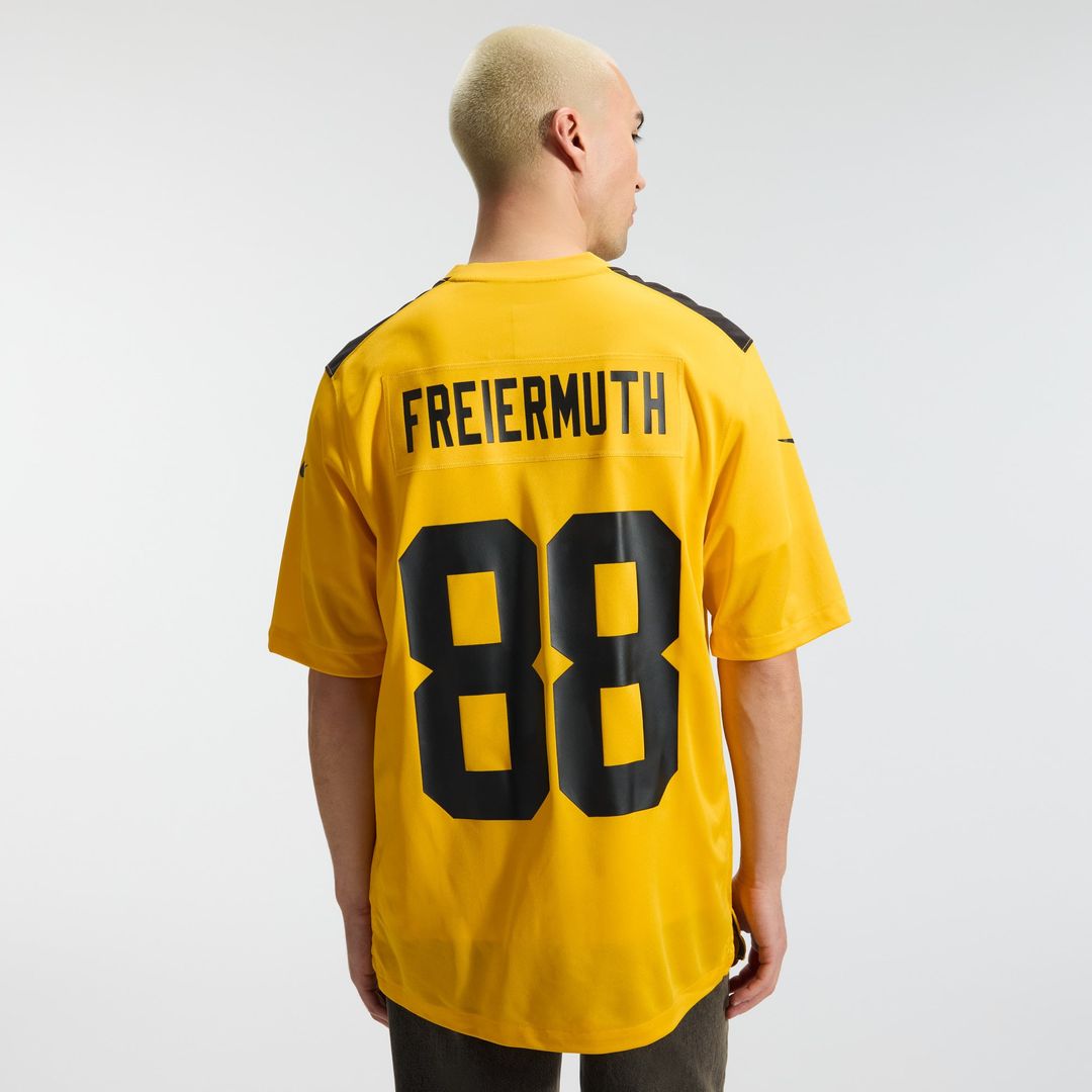 Pat Freiermuth Pittsburgh Steelers Alternate 1933 Throwback Jersey - Gold