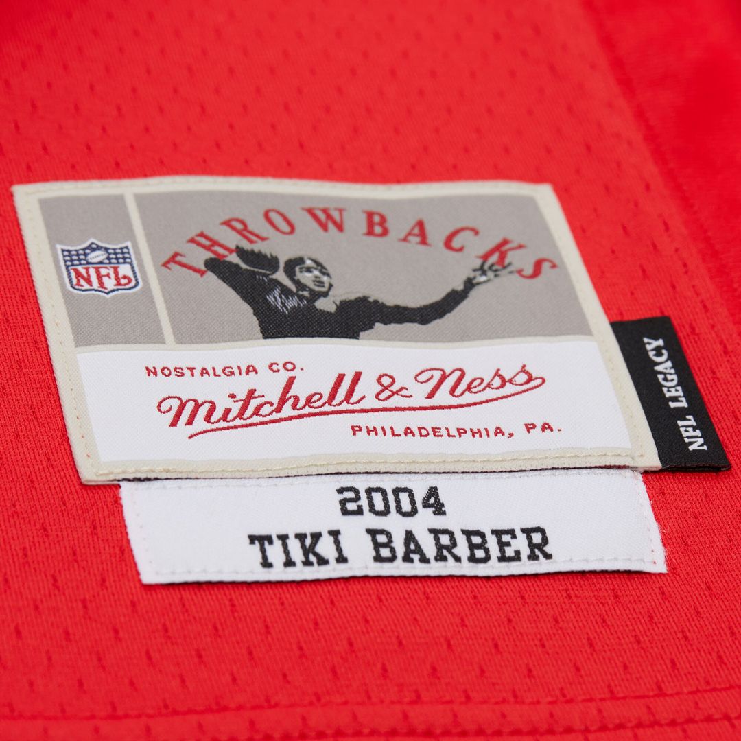 Tiki Barber New York Giants 2004 Legacy Jersey - Red