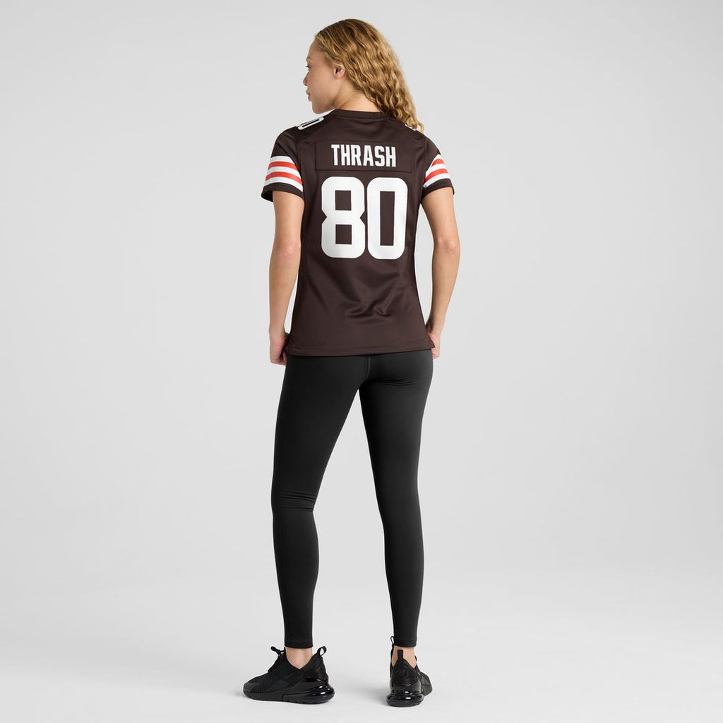 Jamari Thrash Cleveland Browns Women's Jersey - Brown