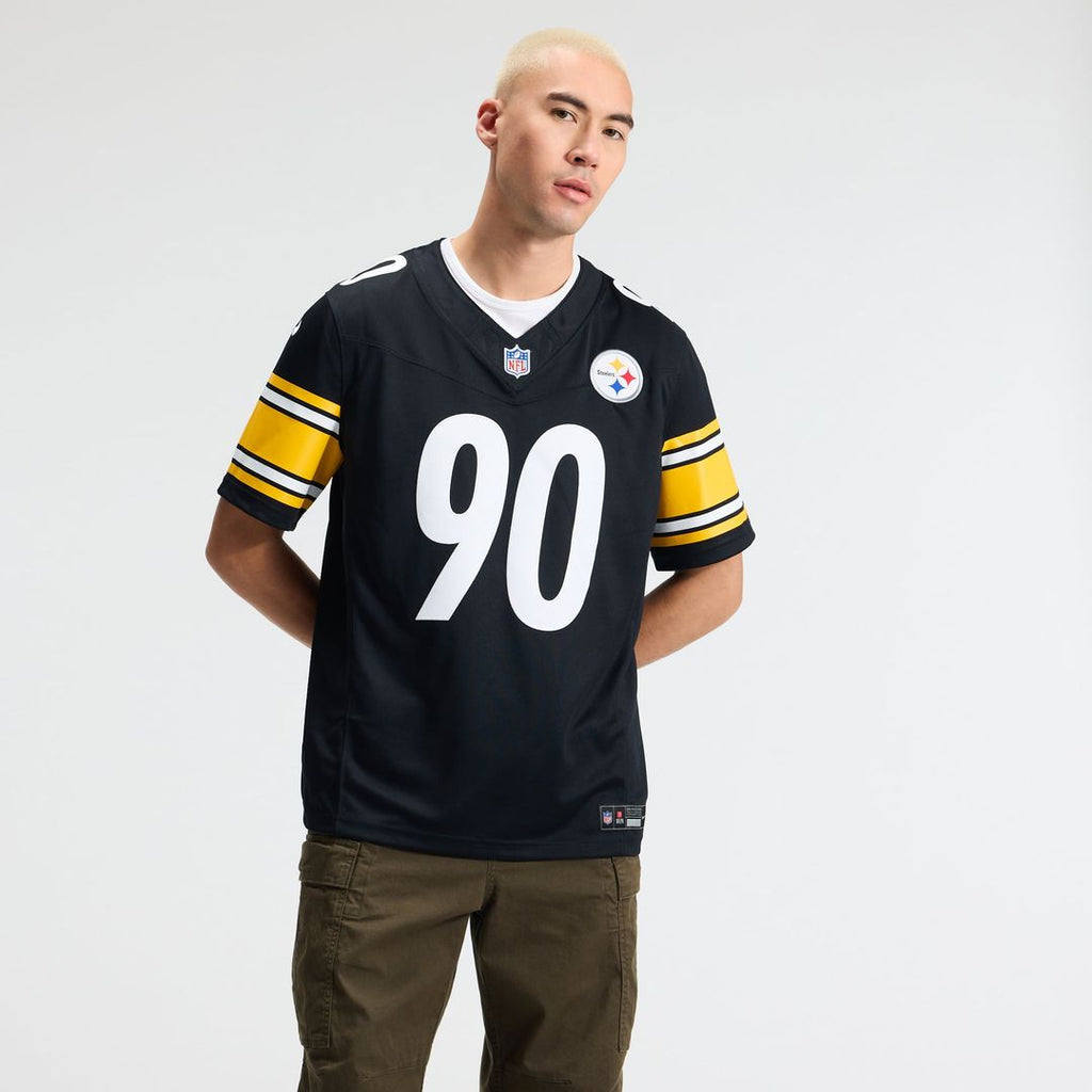 T.J. Watt Pittsburgh Steelers Team Stitched Jersey - Black